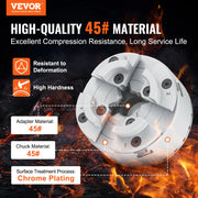 Load image into Gallery viewer, Amocart Metal Lathe Chuck 4-Jaw 2.75" or 3.75" Diameter Turning Machine Accessories Self-centering Tool for Precision Machining
