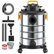 Charger l'image dans la visionneuse de galerie, Amocart Stainless Steel Wet Dry Shop Vacuum Wet  Dry Vac Powerful Suction  Small Shop Vac Perfect for Carpet Debris  Pet  Hair
