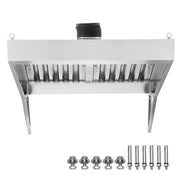 Bild in Galerie-Viewer laden, Amocart 4/5/6/7/8/9FT Commercial Exhaust 201 Stainless Steel Concession Hood Under Cabinet Range Hood Kitchen Vent Hood Sliver
