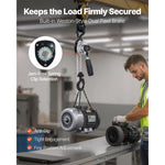 SucceBuy 0.5T/0.25T Manual Lever Chain Hoist 5/10/20 FT Lift G80 Alloy Steel Chain With Dual Pawl Mechanical Brake for Warehouse