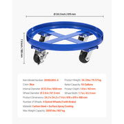 Bild in Galerie-Viewer laden, Amocart 2000lbs Drum Dolly 55Gal Barrel Mobile Base with Cross Braces &amp; 4 Swivel Wheels Hand Truck for Warehouse Drum Handling
