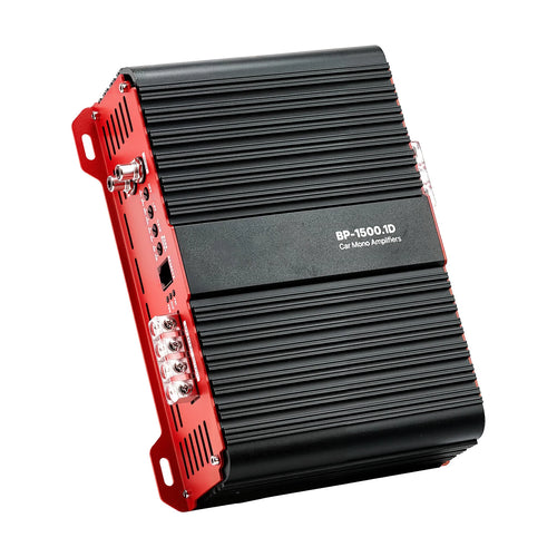 SucceBuy Monoblock Car Amplifier Class D Car Audio Amplifier with Remote Subwoofer Level Control Low Pass Filter and Bass Boost