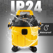 Charger l'image dans la visionneuse de galerie, Amocart Wet Dry Vac 2.6 Gallon 2.5 Peak HP 3 in 1 Portable Shop Vacuum with Blowing Function  Attachment Storage for Floor
