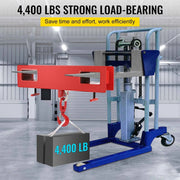 Bild in Galerie-Viewer laden, Amocart Forklift Lifting Hoist Swivel Hook Mobile Crane 4400 lbs 2 Ton Lift Mobile Crane Attachments for Garage Workshop
