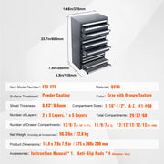 Charger l'image dans la visionneuse de galerie, Amocart Steel Drill Dispenser Organizer Cabinet Storage Drill Bit Dispenser Cabinet Three-Drawer Drill Bit Organizer Cabinet
