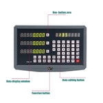 SNS-3V Display Milling Lathe Machine DRO Digital Readout AC110V/220V and 3 Pieces 0-1000mm Linear Scale Displacement Encoder