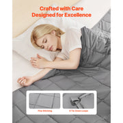 Load image into Gallery viewer, Amocart Weighted Blanket 20lb 88x104in King Size Cooling Breathable Blanket w/ Glass Beads All-Season Use for 200-250lb Adults
