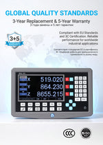 Industrial 3VA LCD DRO Readout 300x192x78mm 4kg Linear Error Compensation Precision Machining CNC Equipment Display System