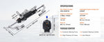 SucceBuy Hydraulic Outboard Steering Kit 90HP/150HP/300HP & Helm Pump and 24FT/26Ft Hose for Single Station Single-Engine Boats