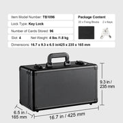 Charger l'image dans la visionneuse de galerie, Amocart Graded Card Storage Box 4 Slots or 5Slots with Key Lock or Coded Lock Foam Dividers for 96/108/120/162 PSA Graded Cards
