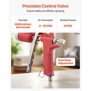 Bild in Galerie-Viewer laden, Amocart Air Texture Spray Gun 1.45 Gallon Air Hopper Spray Gun Professional Drywall Texture Painting Sprayer with 3 Nozzles
