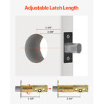 Amocart Deadbolt Lock Square Single Cylinder Dead Bolt Keyed Fits Standard Size Interior Exterior Doors Full Metal 3 Keys