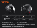 Amocart Full Face Motorcycle Helmet Smart Street ABS & High Density Helmet with Bluetooth Slot & Interchangeable Len, for Adult
