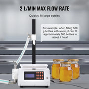 Charger l'image dans la visionneuse de galerie, Amocart Automatic Liquid Filling Machine Bottle Water Filler Gear Pump Digital Control for Perfume Beverage Olive Oil 50-5000g
