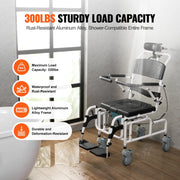 Bild in Galerie-Viewer laden, Indoor Bathroom Shower             , Amocart Aluminum Alloy Mobility Chair for Elderly
