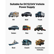 Charger l'image dans la visionneuse de galerie, Amocart 8KW Diesel Heater DC 12V/24V All in One Portable Diesel Air Heater Car Heater with LCD Display Low Noise ,for Vans RVs
