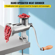 Charger l'image dans la visionneuse de galerie, Amocart Manual Meat Grinder 304 Stainless Steel Hand Meat Grinder with Steel Table Clamp Meat Mincer Sausage Maker
