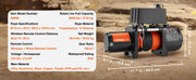 Bild in Galerie-Viewer laden, Amocart 6000lbs Electric Winch Car Truck Winch with 1/4 in 55 ft Synthetic Rope Wireless/Wired for Towing SUV Jeep Trailer Boat
