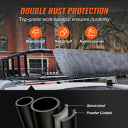 Load image into Gallery viewer, Amocart Roof Rack Cargo Basket 46"x36"x4.5" / 51"x36"x5" Rooftop Cargo Carrier Heavy-Duty 200LBS Capacity for SUV Truck Vehicle
