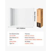 Load image into Gallery viewer, SucceBuy Heat Transfer Vinyl Glossy HTV Iron on Vinyl Roll Easy to Cut and Weed Strong Adhesion Compatible with Cutting Machines
