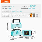 Charger l'image dans la visionneuse de galerie, Amocart Hat Press Machine Mini Hat Heat Press for Caps Cap Heat Press Machine Safety Base and Glove Automatic Shut-Off Purple
