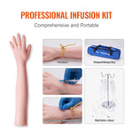 Amocart Phlebotomy Practice Kit IV Venipuncture Intravenous Training Kit w/ Carrying Bag Practice IV Skills for School Students
