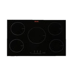 Amocart 5 Burners 30/36 Inch Electric Induction Cooktop Stove Hob Built-in Burner Cooker Sensor Touch Control Magnetic Cooker