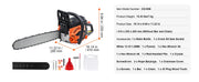 Charger l'image dans la visionneuse de galerie, Amocart Gas Chainsaw Gasoline Powered Chain Saw Handheld Cordless Petrol Chainsaws for Tree Wood Branch Cutting Tree Trimming
