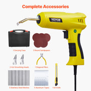 Bild in Galerie-Viewer laden, Amocart Plastic Welding Kit 220W Plastic Welder Gun w/ 800/1200 PCS Hot Staples Professional Hot Staple Welding Gun for Repair
