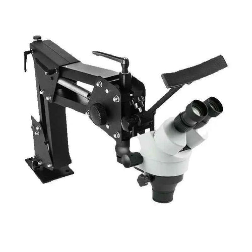 SucceBuy Micro Inlaid Mirror Multi-directional Micro-setting Microscope Jewelry Tools 0.7X-4.5X Super Clear Microscope Magnifier