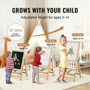 Charger l'image dans la visionneuse de galerie, Amocart Standing Magnetic Drawing Board WordPad Art Easel with Painting Accessories Children Educational Toys for Kids Boy Girl
