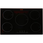 Amocart 5 Burners 30/36 Inch Electric Induction Cooktop Stove Hob Built-in Burner Cooker Sensor Touch Control Magnetic Cooker
