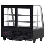 Amocart Refrigerated Display Case Countertop Pastry Display Case LED Lighting TURBO Cooling Frost Free Air Cooling