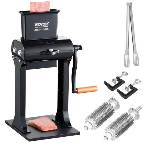 Amocart Commercial Meat Tenderizer Heavy Duty Stainless Steel Meat Tenderizer Machine Quick and Easy Manual Operation Kitchen