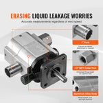 SucceBuy Hydraulic Log Splitter Pump 13/16 GPM 3000/4000 PSI 2 Stage 1''Inlet 1/2''NPT Outlet 3600 RPM for Small Engine Mounting