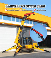 Load image into Gallery viewer, Customized Crawler Telescopic Boom Spider Crane with Hydraulic Remote Control，with Long Arm Fly Jib
