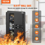 Amocart Tall Wall Safe 3/4-Tier Hidden Wall Safe w/ Keypad Q235 Cold-Rolled Steel In Wall Safe for Money Jewelry Passport Home