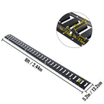SucceBuy E-Track Tie-Down Rail, 4/6/16/28Pcs 4/6/16/28Ft Steel Rails w/ Standard 1" x 2.5" Slots, Compatible wwith O and D Rings