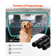 Charger l'image dans la visionneuse de galerie, Amocart Dog Car Barrier Car Divider for Front Seats Vehicle Pet Barrier with See Through Net Mesh Universal-Fit Dog Car Barrier
