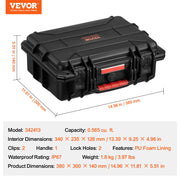 Charger l'image dans la visionneuse de galerie, Amocart Weatherproof Hard Case HeavyDuty Protective Dry Box Case with Pre-cut Foam for Travel Hunting Military Tactical Cameras
