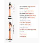 Charger l'image dans la visionneuse de galerie, Amocart 2-Pack Cabinet Jack Support Pole Steel Telescopic Quick Support Rod Adjustable 3rd Hand System for Lifting Cargo Bars
