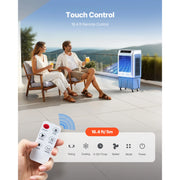 Charger l'image dans la visionneuse de galerie, Amocart Evaporative Air Cooler 3100CFM with 9Gal Water Tank Swamp Cooler with Remote Control 12H Timer 4 Ice Boxes 3 Wind Speed
