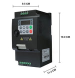 Economical VFD 0.75/1.5/2.2/4/5.5KW 220V/380V 3 Phase Output Variable Frequency Drive Converter Motor Speed Controller Inverter