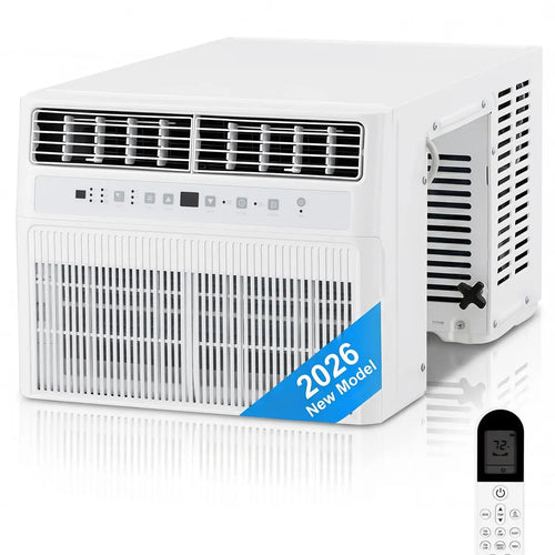 12000 BTU U-Shaped Window AC, Full View, 20% Airflow, Ultra Quiet & Upgraded Panel, Custom