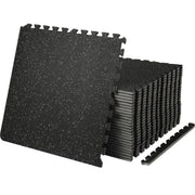 Bild in Galerie-Viewer laden, Amocart 25/12/6 PCS 1/2 in Thick Gym Floor Mats EVA Foam &amp; Rubber Top Interlocking Workout Floor Mats Waterproof Exercise Mats

