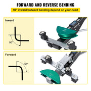 Bild in Galerie-Viewer laden, Amocart HVAC Refrigeration Manual Copper Ratcheting Pipe Bender Kit with 7 Dies 8-22mm 90° Inward &amp; Outward Tube Bending Tools
