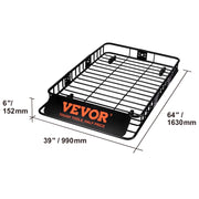 Load image into Gallery viewer, Amocart Roof Rack Cargo Basket 46"x36"x4.5" / 51"x36"x5" Rooftop Cargo Carrier Heavy-Duty 200LBS Capacity for SUV Truck Vehicle
