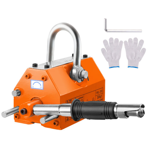 Amocart 100KG-2000KG Permanent Magnetic Lifter Pulling Capacity 2.5 Safety Factor Neodymium & Steel Lifting Magnet Lift Magnets