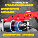 SucceBuy Portable BandSaw 5Inch Cutting Capacity Cordless Variable Speed 10Amp Motor Deep Cut Bandsaw for Metal Wood Pipes Rebar