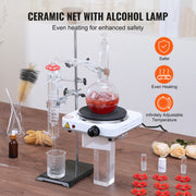 Bild in Galerie-Viewer laden, Amocart Essential Oil Distillation Kit 500ml 2L Distillation Apparatus 3.3 Boro Lab Glassware Distillation Kit w/ Heat Plate
